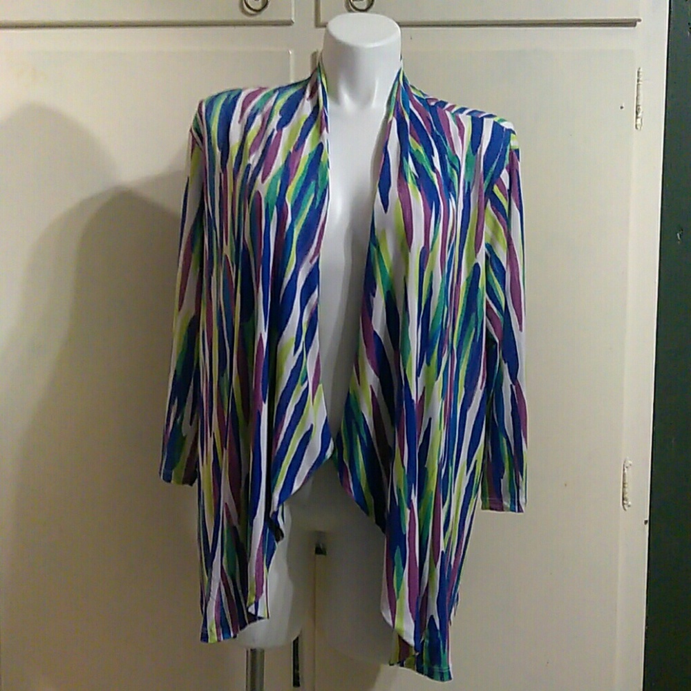 Slinky Brand  2X Multicolor Jacket